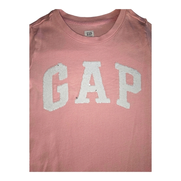 EUC | GAP KIDS Girl's Dress |  Embellished Sequin GAP Flippy Logo | Size: M - Picture 5 of 11